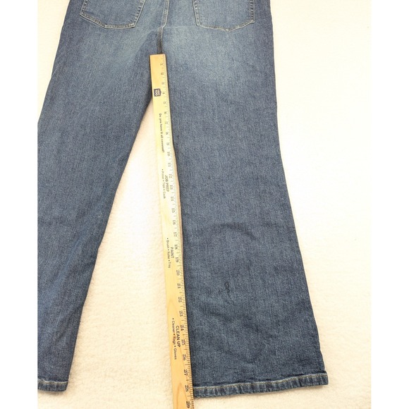 Lands End Women's Jeans Original Fit Classic‎ Waist Boot Leg 16 - Picture 9 of 11